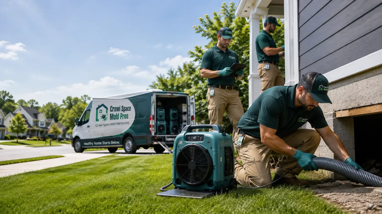 Crawl Space Mold Removal in Oceanport, NJ